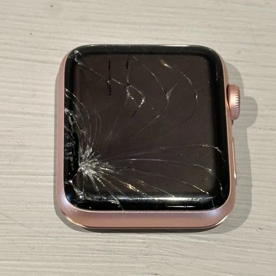 Apple Watch Series 2 42mm Rose Gold Aluminum  - Powers On - No Passcode - Crack - Image 1 of 4