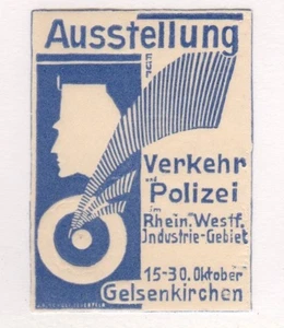 German Exhibition Stamp - Traffic Police Exhibition, Gelsenkirchen - MH - Picture 1 of 1