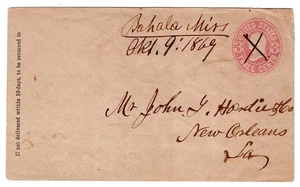 Bahala MS (Copiah 1857/1880) ex Barkhausen Entire to New Orleans LA w/ Content - Picture 1 of 2