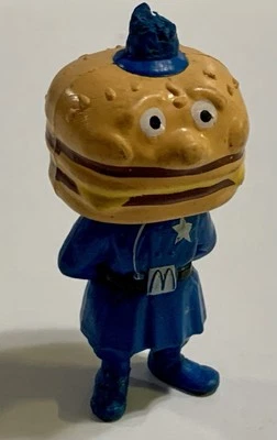 Vintage Officer Big Mac PVC Toy Police Cop Figure 1985 McDonalds Foto 1 de 4