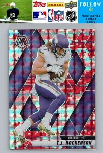 2025 Panini Mosaic #117 T.J. Hockenson Mosaic Camo Red - Bild 1 von 2
