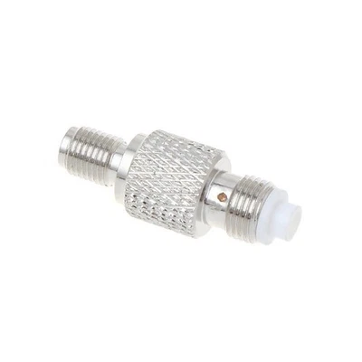 FME Female Jack to SMA Female Plug RF Coaxial Adapter Converter Silver Kit - Image 1 of 4