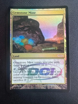 Gemstone Mine Foil Land Magic Gathering DCI Mark New - Image 1 of 2