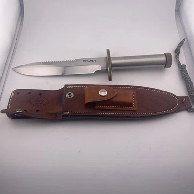 Cuchillos Vintage Años 70 Años 80 Hechos Randall Modelo 18-7.5 Funda y Piedra Original Foto 1 de 4