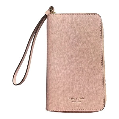 Kate Spade New York Cameron Zip Leather Wristlet for iPhone X. XS Pink NWT - Image 1 of 4
