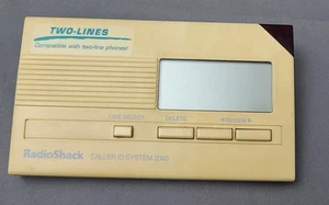 Radio Shack Caller ID System 2000 43-390A 1990s Vintage Akcesoria do telefonu stacjonarnego - Zdjęcie 1 z 10