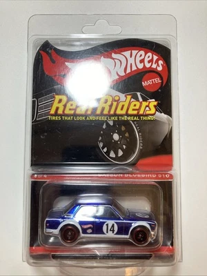 Hot Wheels 2016 RLC REDLINE CLUB DATSUN BLUEBIRD SERIE 510 14 PILOTOS REALES AZUL Foto 1 de 4