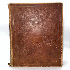 Holy Bible 1848 The Apocrypha By Luther Roby - Picture 1 of 7