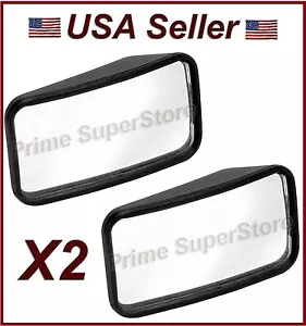 2 1/4 INCH NEW SIDE AUXILIARY BLIND SPOT WIDE VIEW MIRROR X TWO SMALL REARVIEW - Foto 1 di 1