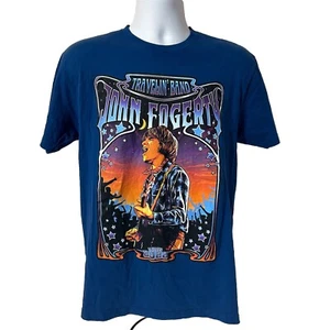 John Fogerty Travelin Band Tour 2022 Shirt Herren Large blau doppelseitig RN#111449 - Bild 1 von 17
