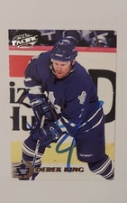1998-99 Pacific #414 In Person Auto Derek King Toronto Maple Leafs