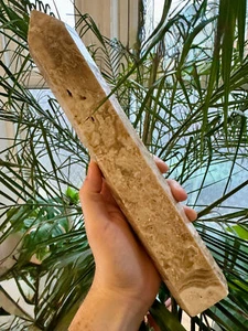 Huge Amber Calcite Tower 23cm 1.5kg Crystal Healing Natural Stone Gemstone - Picture 1 of 7