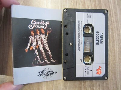 CREAM canadian RSO cassette tape GOODBYE album play tested Exc ERIC CLAPTON - Image 1 of 4