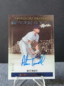 2023 Chronicles America's Pastime ALAN TRAMMELL On-Card Auto 07/25 Majestic Mark