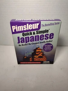 Quick and Simple Japanese by Pimsleur Staff (2000, Compact Disc) Simon & Shuster - Picture 1 of 2