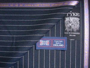 45% WOOL WORSTED & 55% POLYESTER SUITING/JACKETING FABRIC MADE IN ENGLAND= 3.4 m - Picture 1 of 12