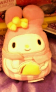 Squishmallow 3.5" My Melody Taco Sanrio Hello Kitty Pink Clip NWT FREE SHIPPING - Picture 1 of 1