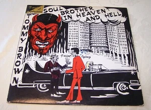 RARE VINTAGE_COMEDY LP_12"_VG_TOMMY BROWN_SOUL BROTHER IN HEAVEN AND HELL - Picture 1 of 14