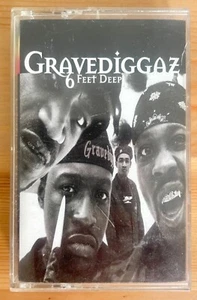 Gravediggaz 6 Feet Deep cassette tape 90s hip hop rap Wu-Tang RZA Prince Paul - Picture 1 of 2