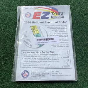 2020 Color Coded EZ Tabs with EZ Formula Guide Based based on NEC Code 2020 - Picture 1 of 3