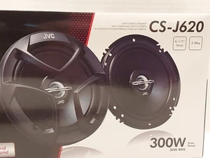 JVC CS-J620 6.5 300W 2-Way CS Series Coaxial Car Audio Speakers 6-1/2" (PAIR) - Picture 1 of 5