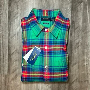 Polo Ralph Lauren Classic Fit Flanell Langarm Button Down - XL - Bild 1 von 7