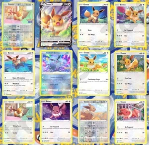 Paquete Sorpresa De Cartas EEVEE 151 (5) Personalizado Promo Holo Raro - Picture 1 of 1