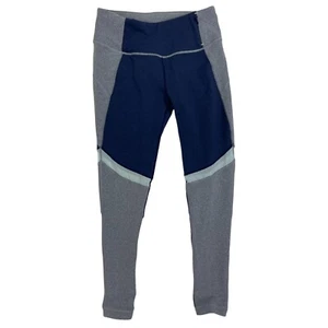 CALIA Color Block Essential Leggings Small Zip Pocket Mesh Panel - Picture 1 of 7