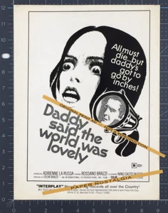 DADDY SAID THE WORLD WAS LOVELY__Orig. Anuncio comercial 1970 / anuncio__ADRIENNE LARUSSA - Imagen 1 de 1