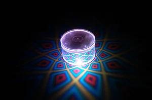 Set of 2 LiteRays LED Light Up Projection LitePod Drink Accessory- 5 Star - Picture 1 of 4