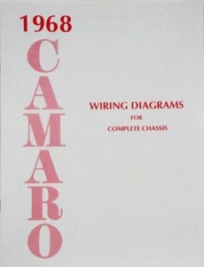 68 1968 Chevrolet Camaro Electrical Wiring Diagram Manual - Foto 1 di 2