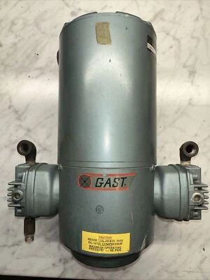 GAST 3LBA-10-M300AX Piston Air Compressor, 0.333 hp, 1 Phase - Image 1 of 4