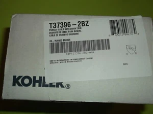 KOHLER T37396-2BZ OIL RUBBED BRONZE PURFLO CABLE BATH DRAIN TRIM - Picture 1 of 1