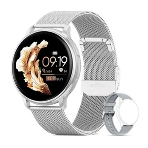 Smartwatch Damen Fitness Tracker Sportuhren Android iOS Telefonieren + Gratis Armband - Bild 1 von 12
