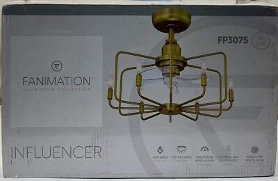 Fanimation Fans FP3075CH Influencer Indoor Ceiling Fan Chrome-OPEN BOX - Image 1 of 3