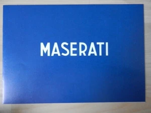 Maserati Katalog Serie 2000 Quattroporte & 3200 GT - Bild 1 von 4