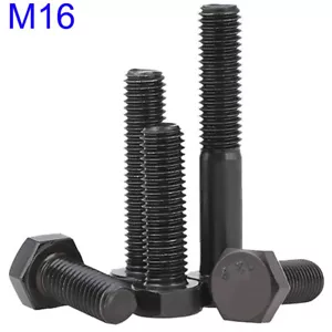 M16 x 2,0 hochzugig 12,9 legierter Stahl Sechskantkopfschrauben Sechskantkappe Schrauben DIN933 - Bild 1 von 14