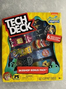 TECH DECK Spongebob Squarepants Santa Cruz SK8SHOP BONUS PACK / NEW - Picture 1 of 8