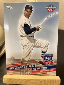 2019 TED WILLIAMS Topps Opening Day 150 Years Of Fun #YOF-4 ~ Boston Red Sox