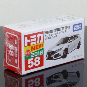 UK Stock - Tomica 58 Honda Civic Type R FK8 "First Edition" white BOXED SEALED - Bild 1 von 1