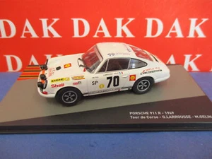 Die cast 1/43 Modellino Auto Porsche 911 R Rally Tour de Corse 1969 Larrousse*** - Foto 1 di 6