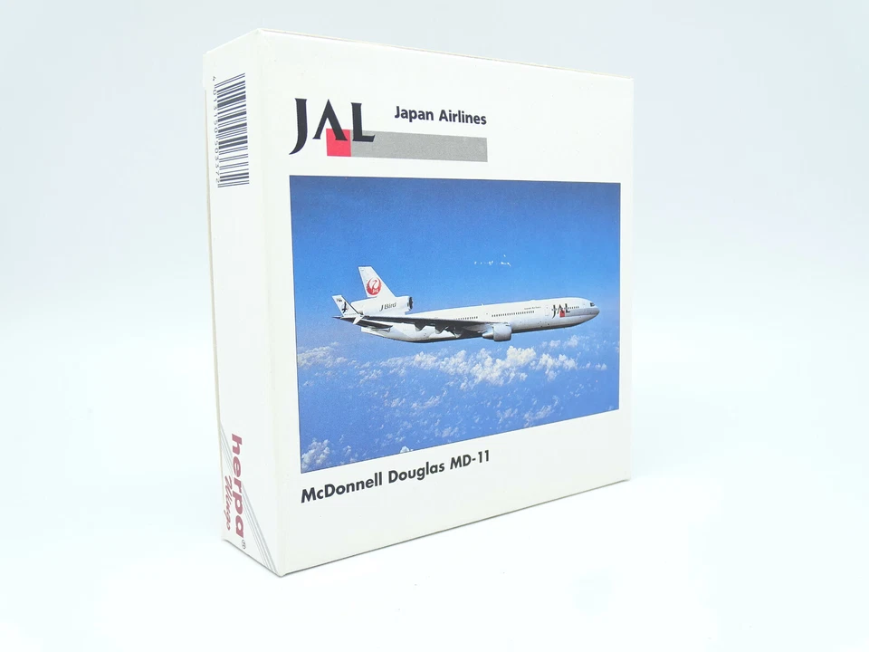 Herpa Aereo Airlines 1/500 - Mcdonnell Douglas MD-11 Giapponese Jal - Immagine 1 di 1