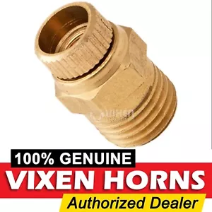 1/4" NPT THUMB STYLE BRASS DRAIN COCK VALVE F/AIR HORN/SUSPENSION TANKS VXA7011 - Picture 1 of 3