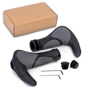 1 Paar Fahrrad Lenkergriffe Schraub-Griff ergonomisch Ergogriffe Ergo Bar Grips - Bild 1 von 8