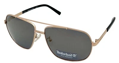 Timberland Hombres Gafas de Sol Dorado Metal Aviador, Lente Polarizada Verde TB7161 32D Foto 1 de 4