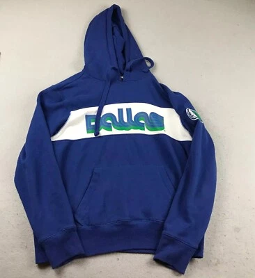 Dallas Mavericks Sudadera con Capucha Para Hombres Pequeña Azul Polar Mangas Largas NBA Baloncesto Mavs Foto 1 de 4