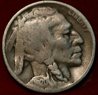 1920-D Denver Mint Buffalo Nickel - Image 1 of 2