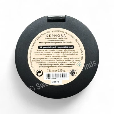 Sephora Matte Perfection Powder Foundation - 04 Porcelain Pink - Full Size NEW - Image 1 of 4