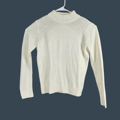 Suéter Juicy Couture Para Mujer Embellecido Tejido Grande Marfil Algodón y Poliéster Foto 1 de 4