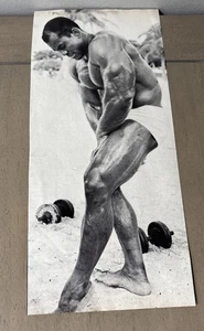 Sergio Oliva MASSIVE MUSCLES Posing In The Beach Bodybuilding Photo Clipping - Bild 1 von 1